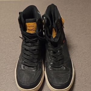 Levi's Black and Tan Athletic Sneakers Size 10